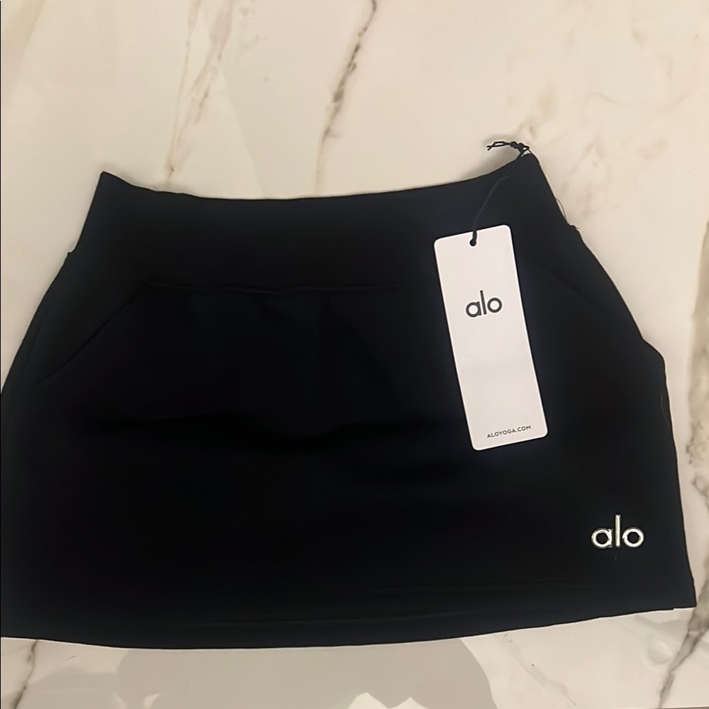 NWT ALO Yoga Black Accolade Skirt